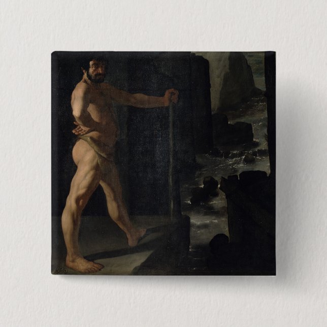 Chapa Cuadrada Apoteosis de Paul Cezanne el | de Delacroix (Anverso)
