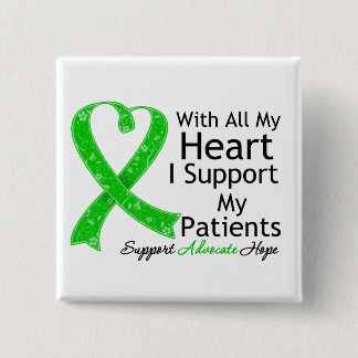 Chapa Cuadrada Apoyo A Mis Pacientes Con Todo Mi Corazón