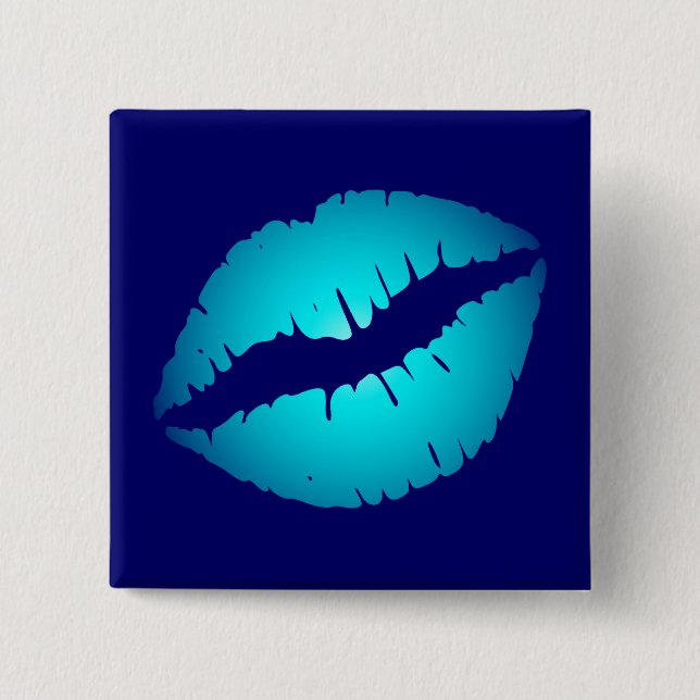 Chapa Cuadrada Aqua Kiss (Anverso)