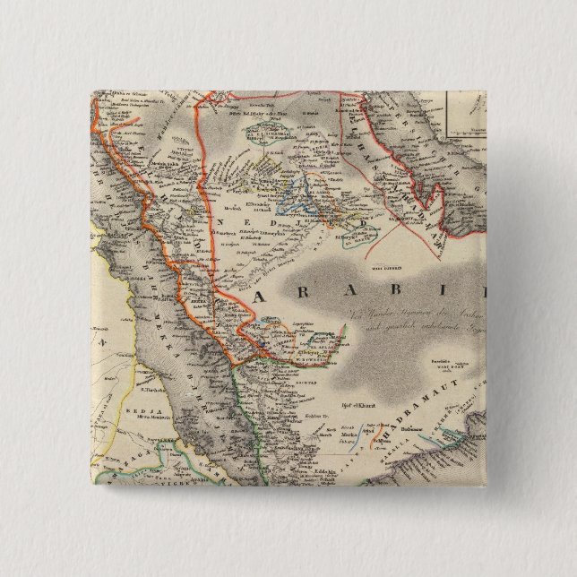 Chapa Cuadrada Arabia Saudita (Anverso)