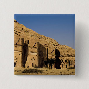 Chapa Cuadrada Arabia Saudita, sitio de Madain Saleh, antiguo 2