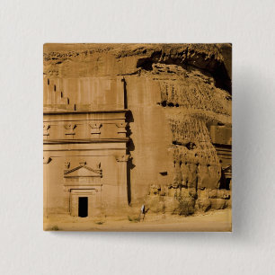 Chapa Cuadrada Arabia Saudita, sitio de Madain Saleh, antiguo 3