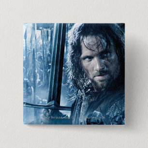 Chapa Cuadrada Aragorn Versus Orcs