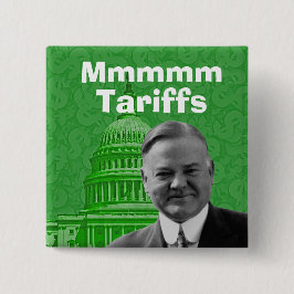 Chapa Cuadrada Aranceles del presidente Herbert Hoover