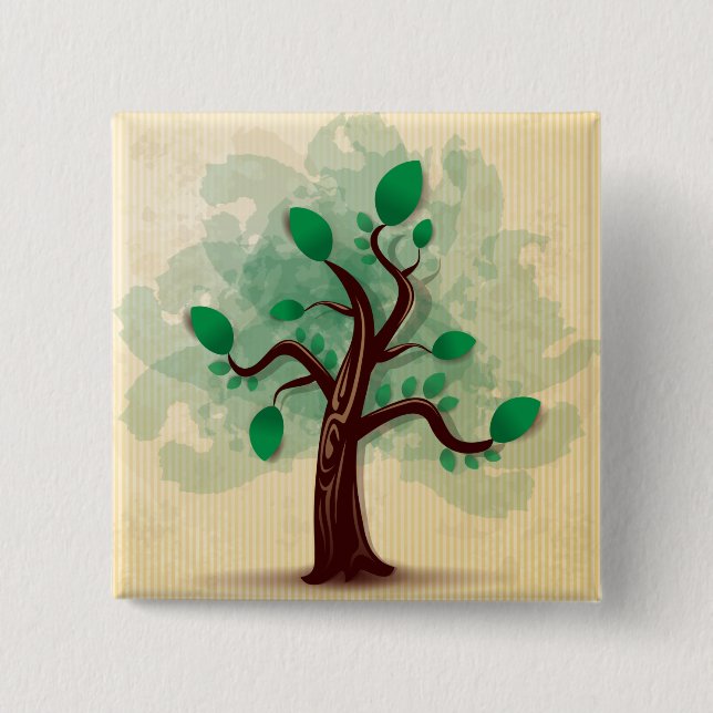 Chapa Cuadrada Árbol (Anverso)