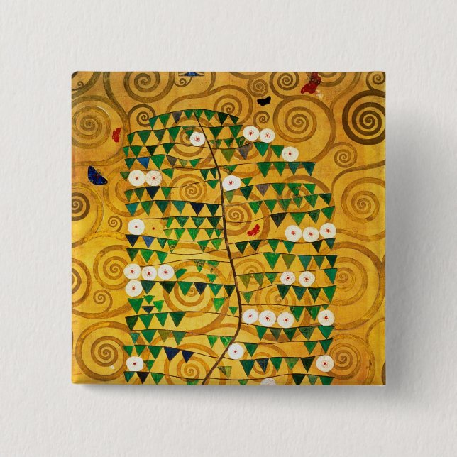 Chapa Cuadrada Árbol de la vida c.1905-09 (Anverso)