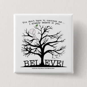 Chapa Cuadrada Árbol en flor