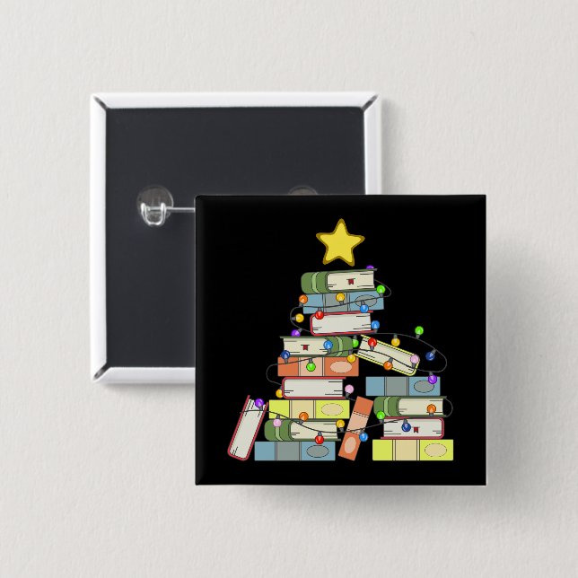 Chapa Cuadrada Árbol navideño I (Anverso y reverso)