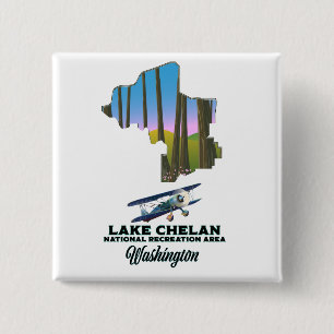 Chapa Cuadrada Área de Recreación Nacional Lago Chelan, Washingto