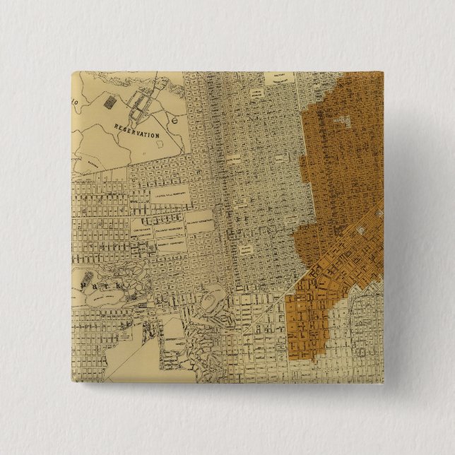 Chapa Cuadrada Área quemada de San Francisco, 1906 (Anverso)