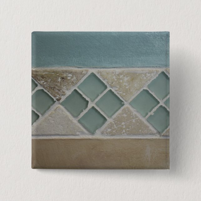 Chapa Cuadrada Arena Y Mar (Anverso)