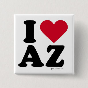 CHAPA CUADRADA ARIZONA - AMOR AZ DE I - AMOR ARIZONA DE I