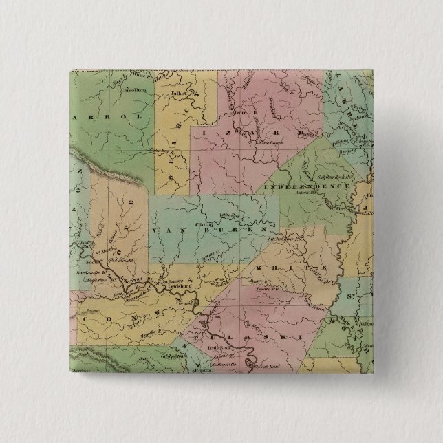 Chapa Cuadrada Arkansas 4 (Anverso)