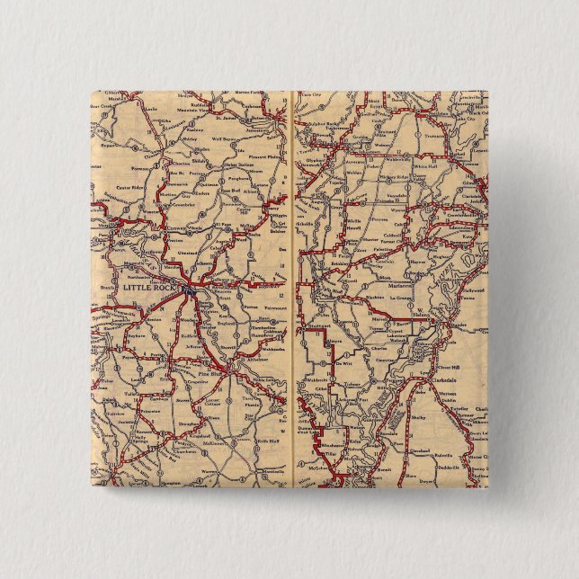 Chapa Cuadrada Arkansas 5 (Anverso)