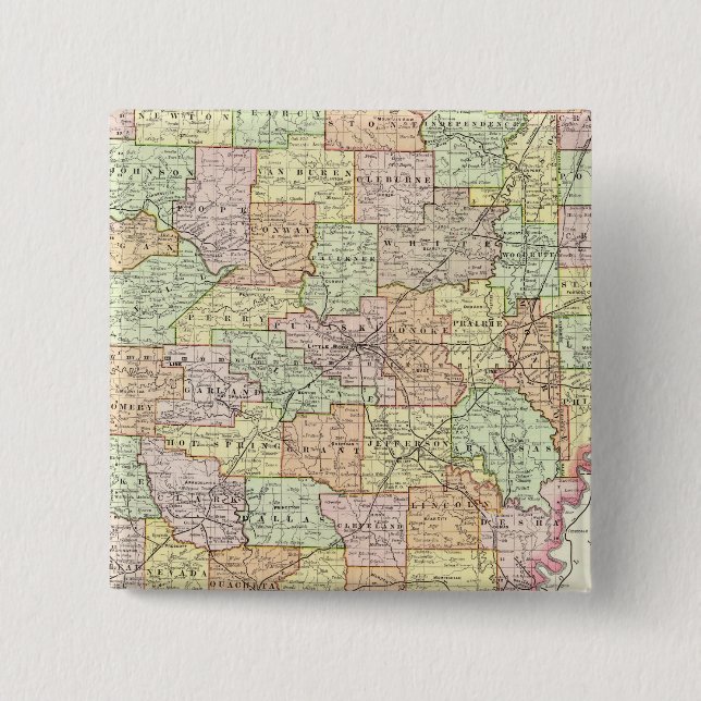 Chapa Cuadrada Arkansas 6 (Anverso)