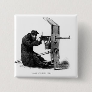 Chapa Cuadrada Arma automático de la máxima