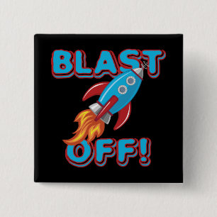 Chapa Cuadrada Arruine apagado la nave de Rocket