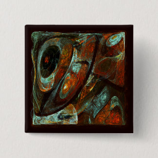 Chapa Cuadrada Arte abstracto de división de tiempo