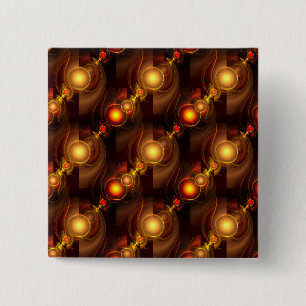 Chapa Cuadrada Arte abstracto moderno boho elegante patrón #501 d