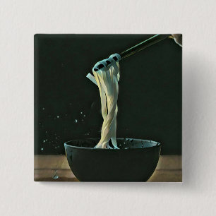 Chapa Cuadrada Arte de amor de Ramen