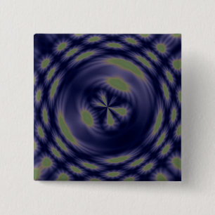 Chapa Cuadrada Arte de Fantasía Abstracta Estrellas