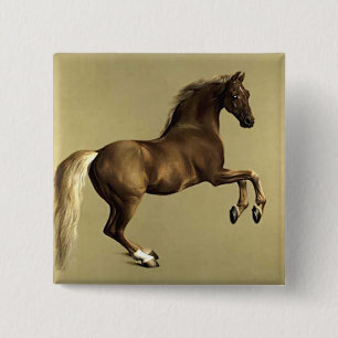 Chapa Cuadrada Arte del caballo del vintage: Whistlejacket