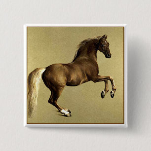 Chapa Cuadrada Arte del caballo del vintage: Whistlejacket