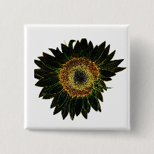 Arte floral de girasol neón amarillo minimalista