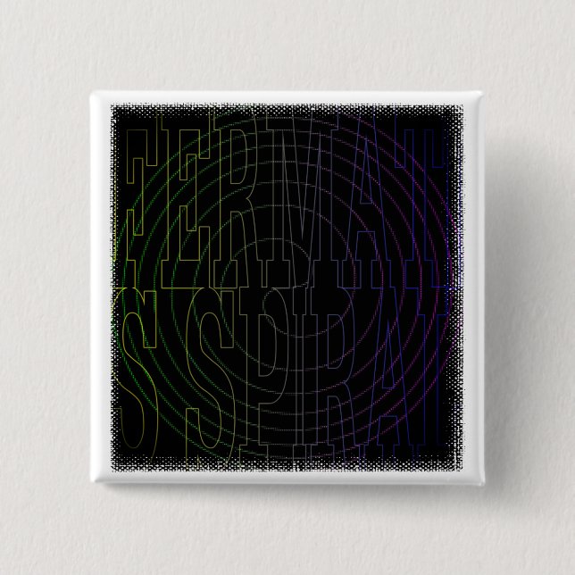 Chapa Cuadrada Arte fresco del texto del friki de la matemáticas: (Anverso)