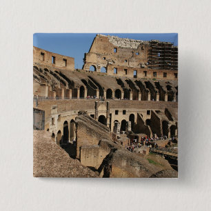 Chapa Cuadrada Arte Romano. El Coliseo o Flavio