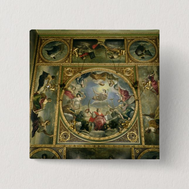 Chapa Cuadrada Artes y ciencias, 1636 (Anverso)