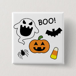 Chapa Cuadrada Artículos de Halloween