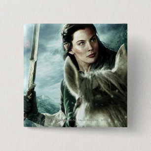 Chapa Cuadrada ARWEN™ en Nieve y espada