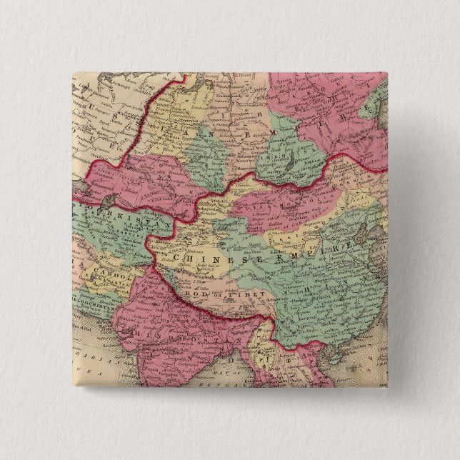 Chapa Cuadrada Asia 43 (Anverso)