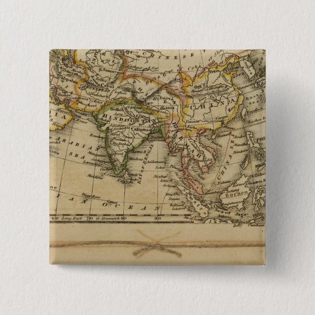 Chapa Cuadrada Asia, África (Anverso)