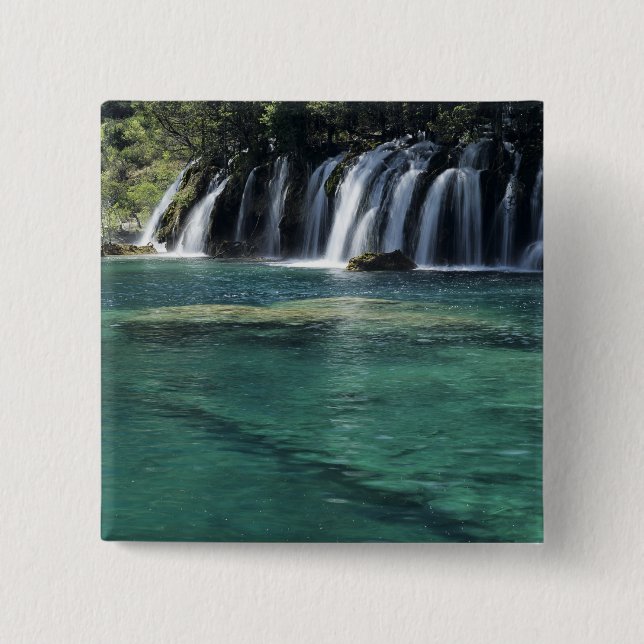 Chapa Cuadrada Asia, China, provincia de Sichuan, Jiuzhaigou (Anverso)