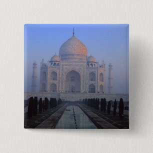 Chapa Cuadrada Asia; India; Agra. Taj Mahal.