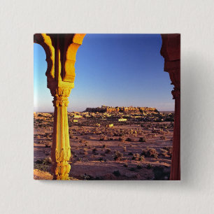Chapa Cuadrada Asia, India, Rajasthan, Jaisalmer. La vista desde