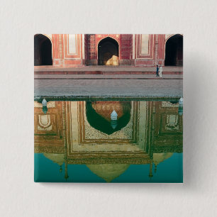 Chapa Cuadrada Asia, India, Uttar Pradesh, Agra. El 2