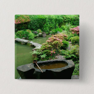 Chapa Cuadrada Asia, Japón, Kyoto. Jardín Zen