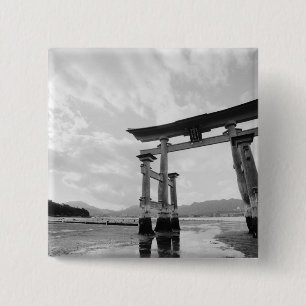 Chapa Cuadrada Asia, Japón, Myajima. Puerta Torri 2