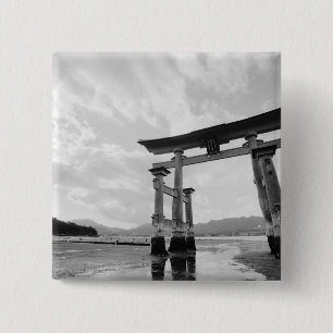 Chapa Cuadrada Asia, Japón, Myajima. Puerta Torri 2