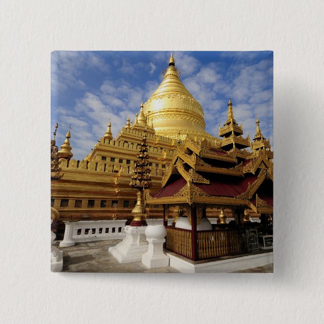 Chapa Cuadrada Asia, Myanmar (Birmania), Bagan (Pagan). El Shwe 2 (Anverso)