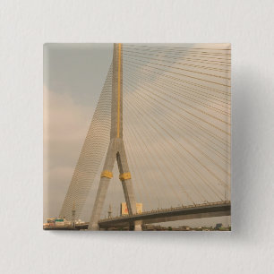 Chapa Cuadrada Asia, Tailandia, Bangkok, puente sobre Chao