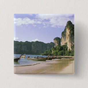 Chapa Cuadrada Asia, Tailandia, Krabi. Playa West Railay, larga