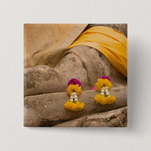 Chapa Cuadrada Asia, Tailandia, Siam, Buda en Ayutthaya 2