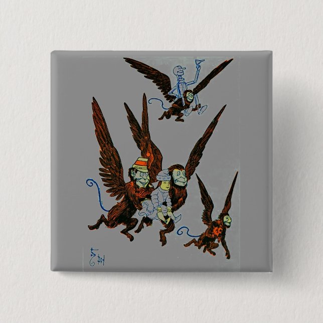 Chapa Cuadrada Asistente de Oz (Anverso)