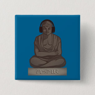 Chapa Cuadrada ASMR Buddha