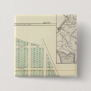 Chapa Cuadrada Asociación de Tierras de Brighton, contigua al La