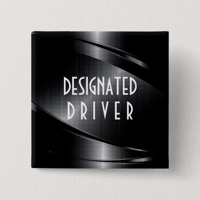 Chapa Cuadrada Aspecto de aluminio cepillado metálico brillante n (Anverso)